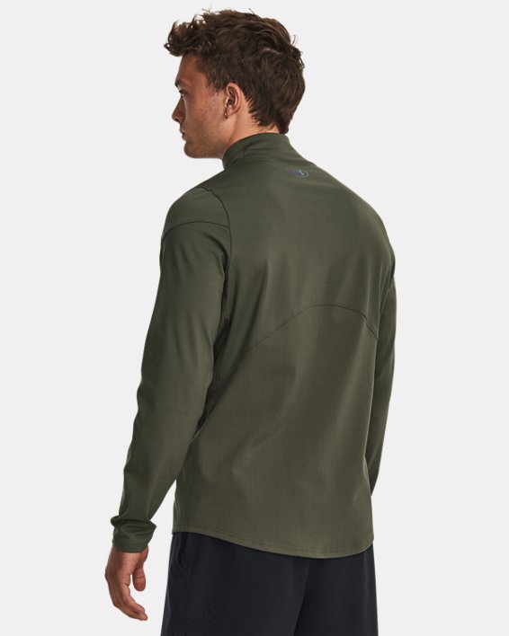 Herren UA RUSH™ ColdGear® Shirt mit Stehkragen, Green, pdpMainDesktop image number 1